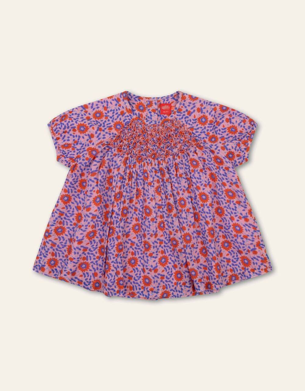 NEW OILILY kid's borissa floral jaipur garden blouse in pink